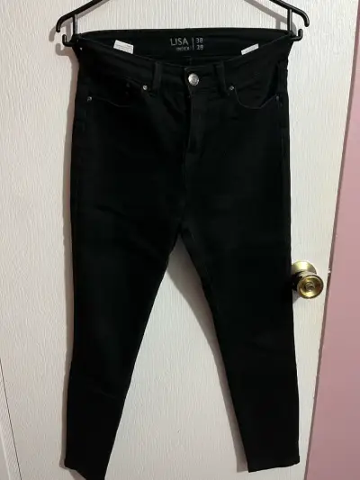 Jeans negros talla 38 Index - miniatura 1