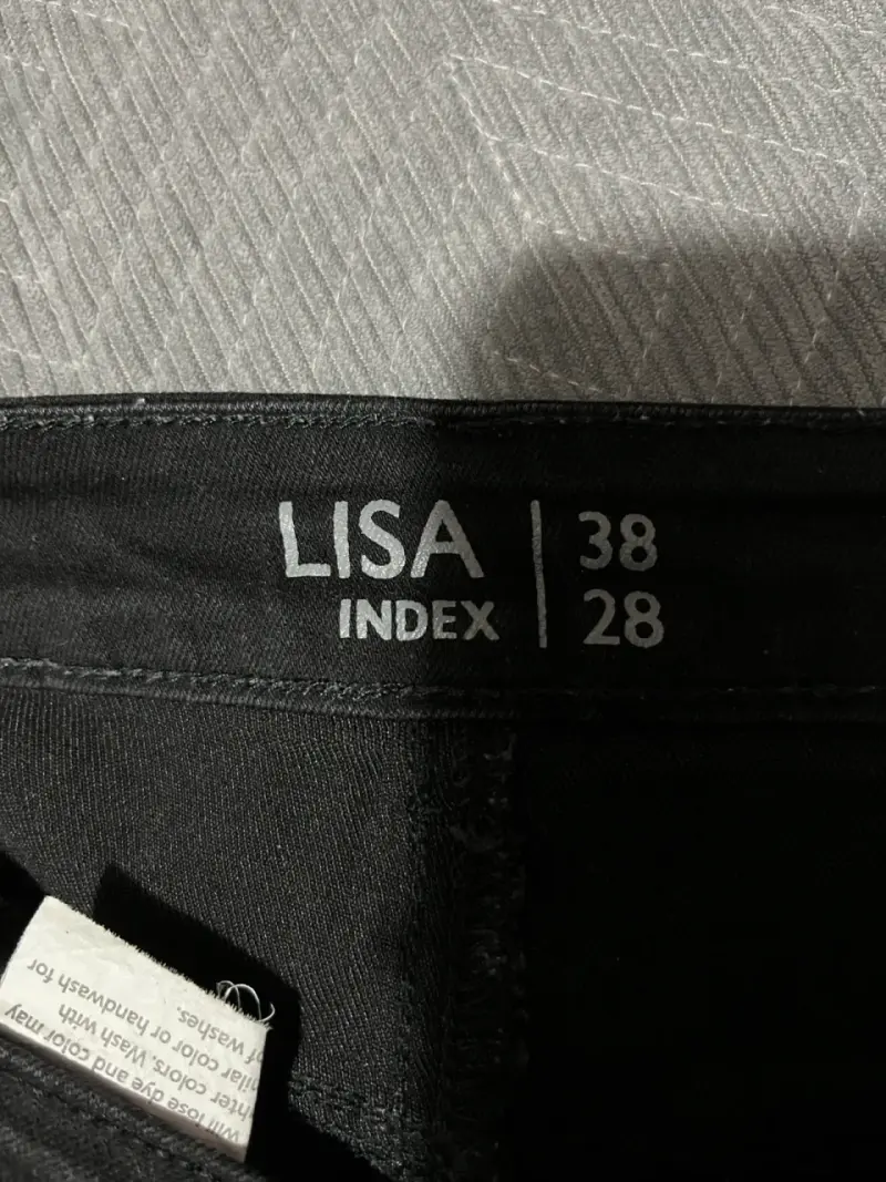 Jeans negros talla 38 Index - 3