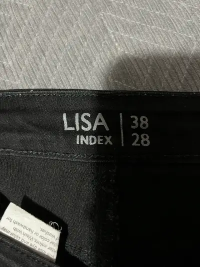 Jeans negros talla 38 Index - miniatura 3