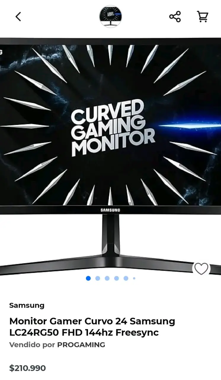 Monitor Gamer Samsung Curvo 24" - 1