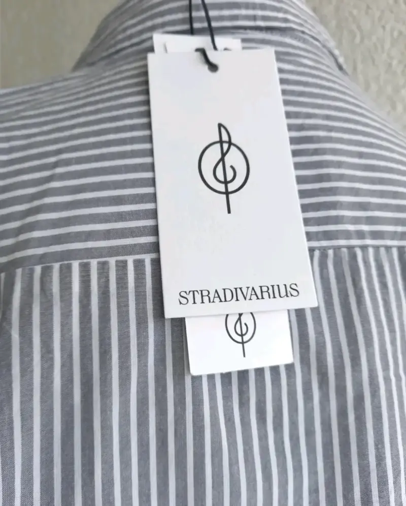 Camisa a rayas gris - 3