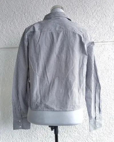 Camisa a rayas gris - miniatura 4