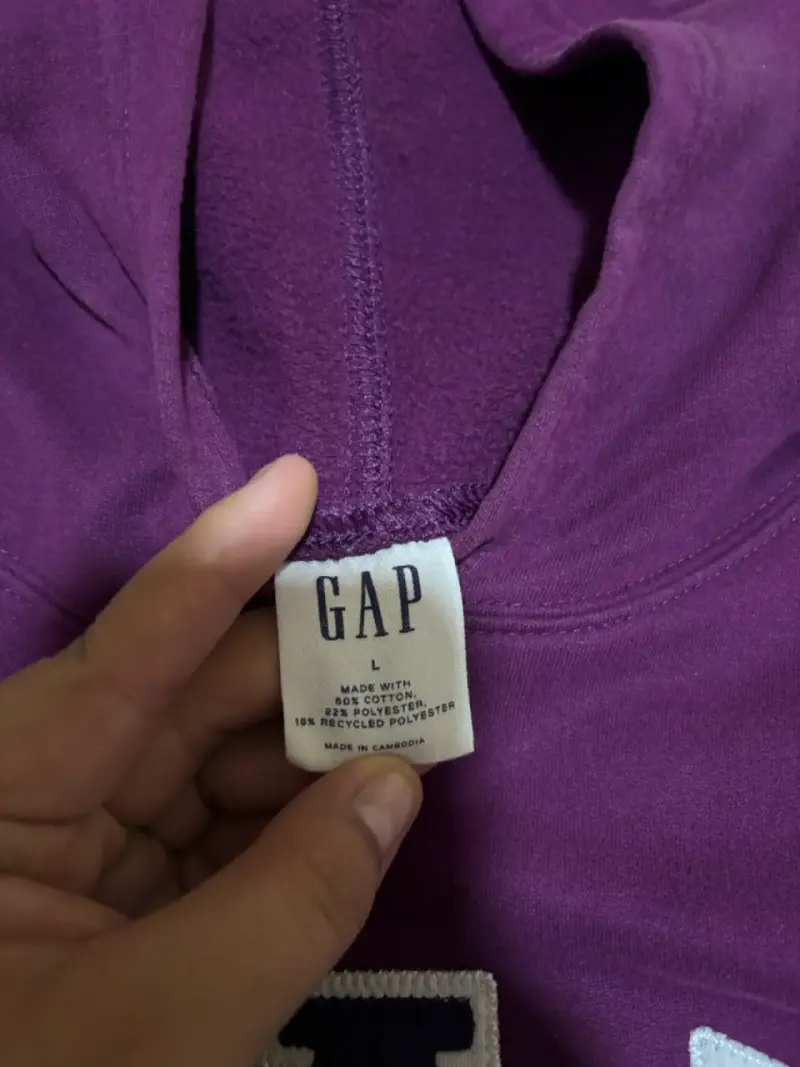 Polerón morado GAP con capucha - 2