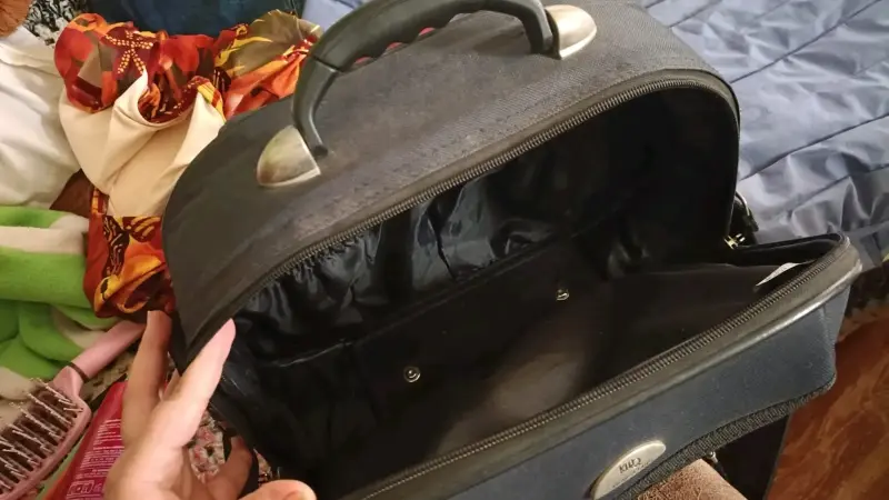 Bolso de viaje azul oscuro - 3