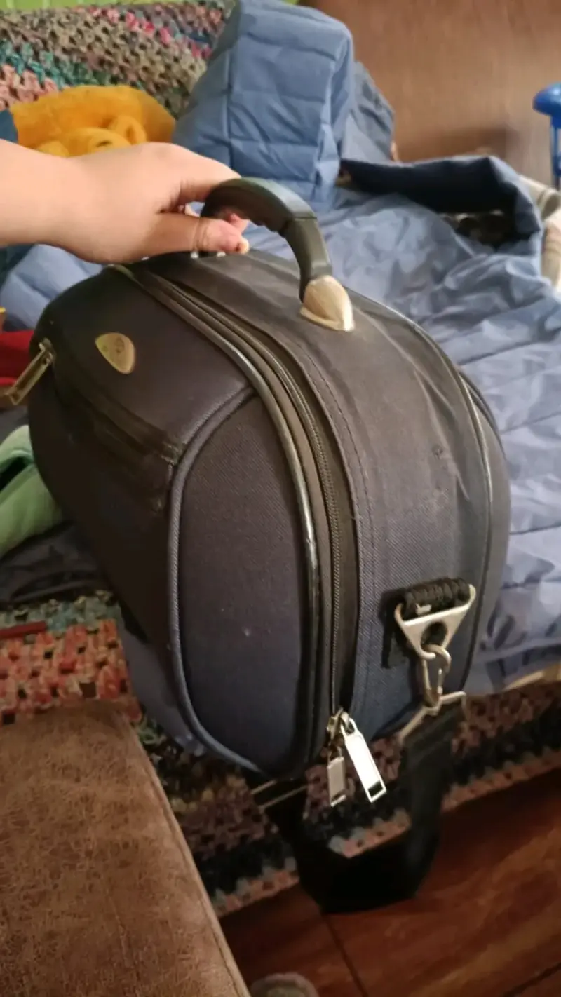Bolso de viaje azul oscuro - 5