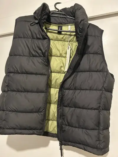 Parka acolchada negra - miniatura 1