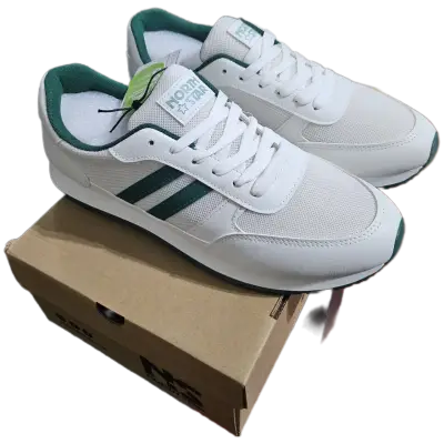 Zapatillas deportivas blancas y verdes - miniatura 4