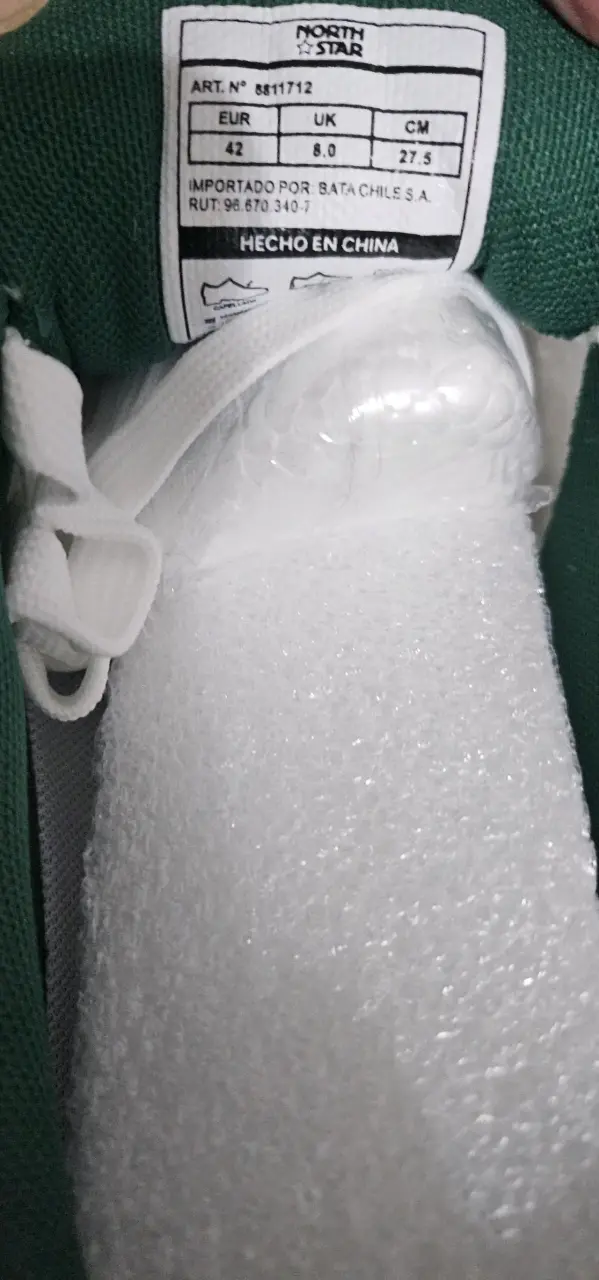 Zapatillas deportivas blancas y verdes - 5