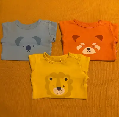 Pack de bodys  con estampado infantil marca PILLIN - miniatura 1