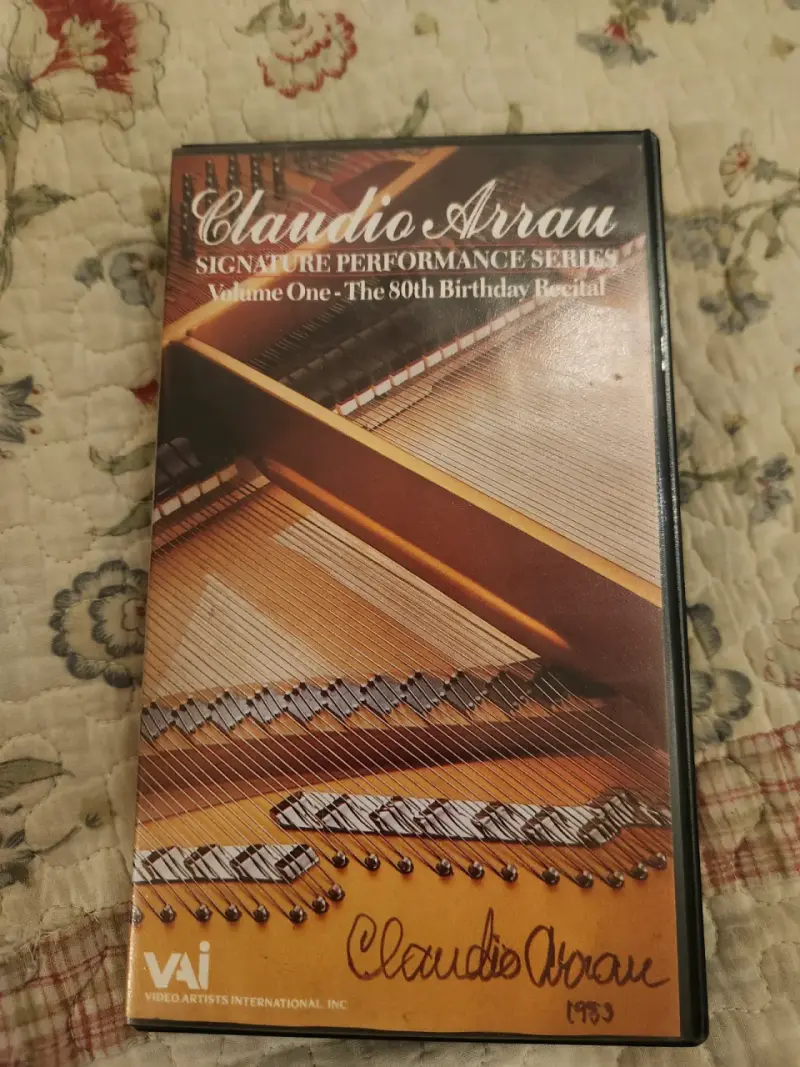 DVD concierto Claudio Arrau