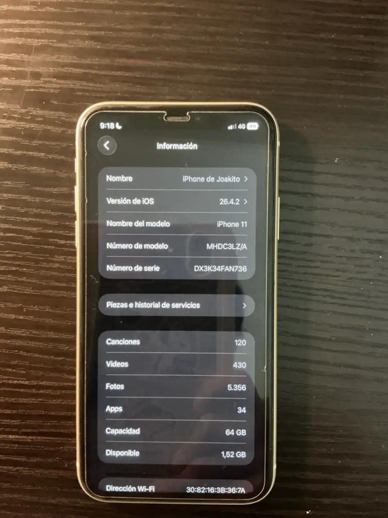 iPhone 11 blanco 64GB - 4