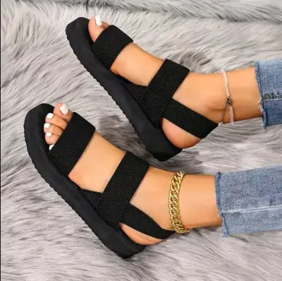 Sandalias de cuña para mujer - miniatura 3