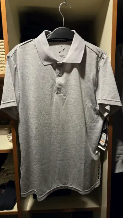Polera HEAD Next Step Polo – Cement Heather (M) - miniatura 1