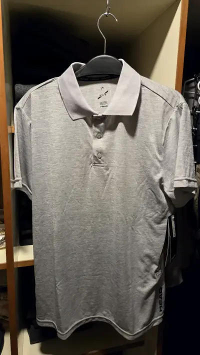 Polera HEAD Next Step Polo – Cement Heather (M) - miniatura 2