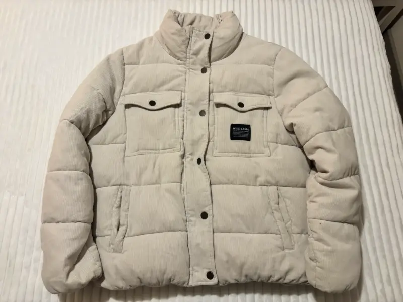 Chaqueta acolchada blanco invierno Wild Lama - 1