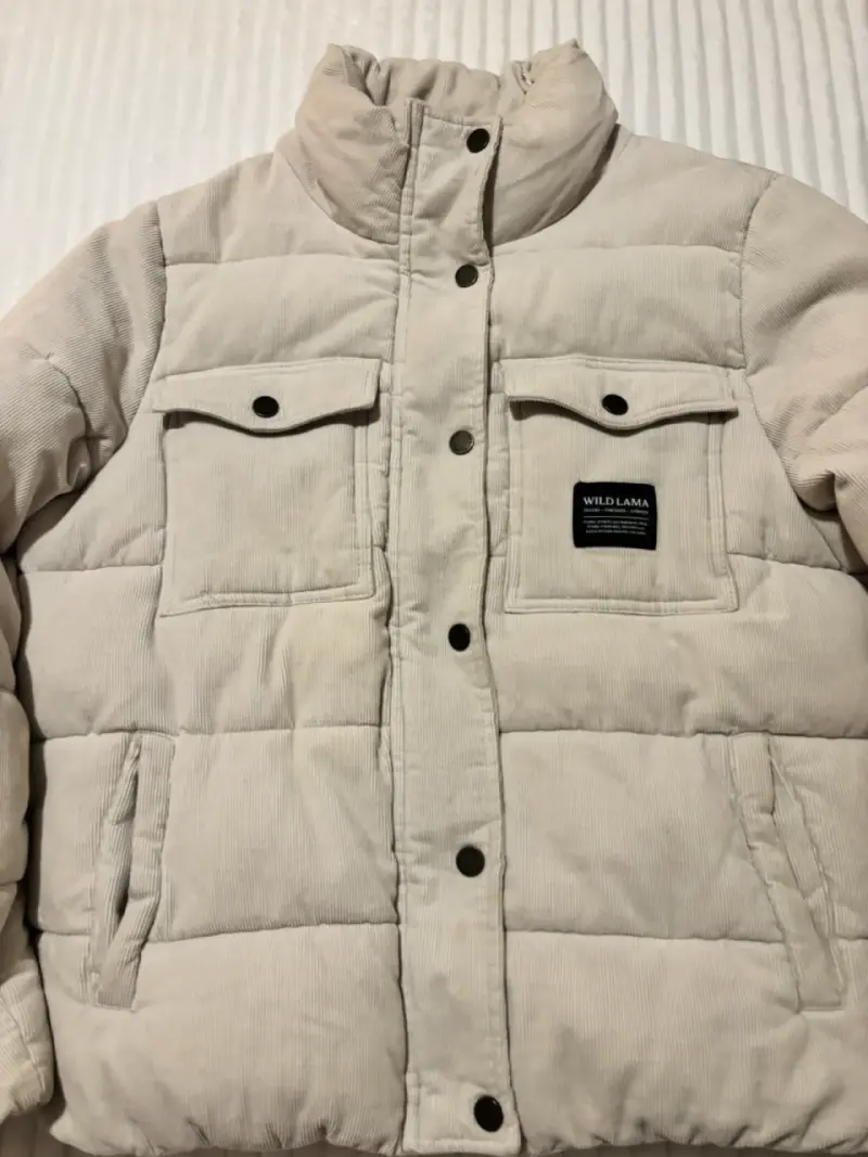Chaqueta acolchada blanco invierno Wild Lama - 2
