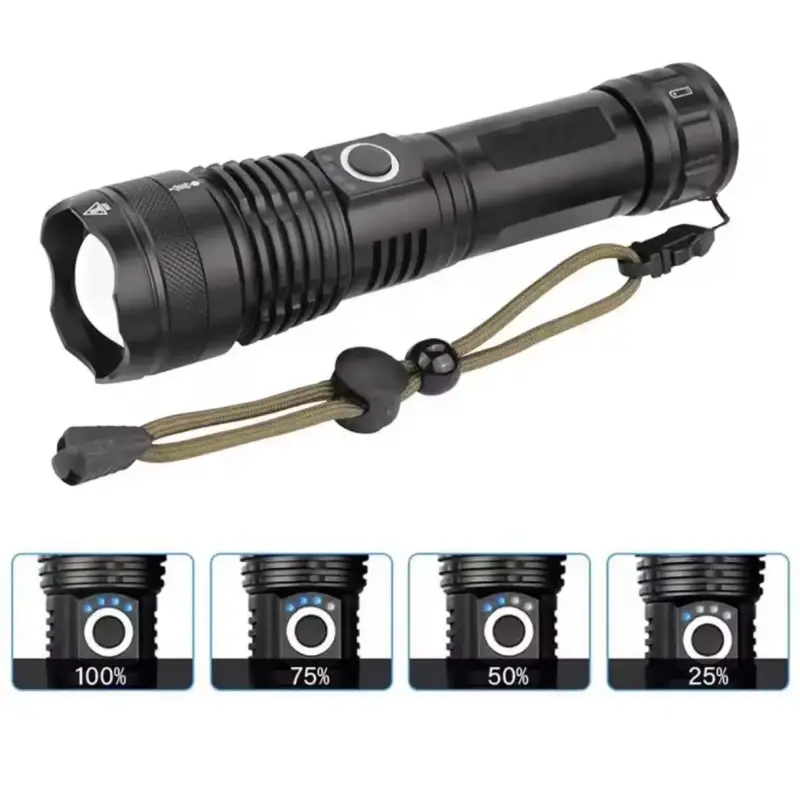 Linterna Táctica LED recargable 1000 Lumenes - 1