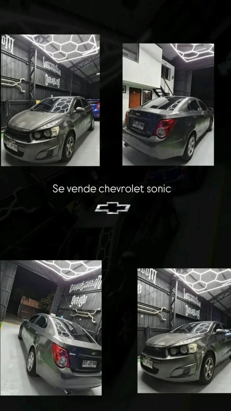 Chevrolet Sonic gris en venta