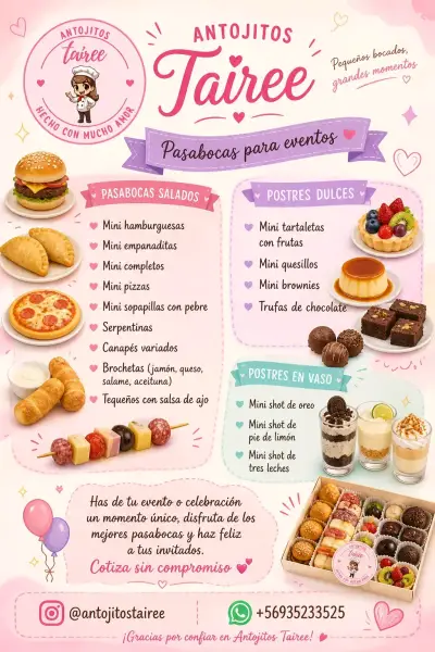 Pasabocas para eventos - miniatura 1