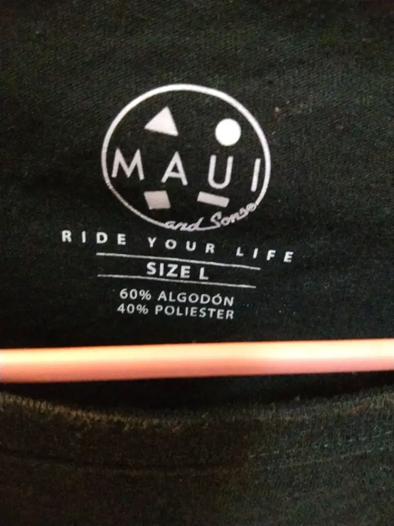 Polera negra maui & sons - 2