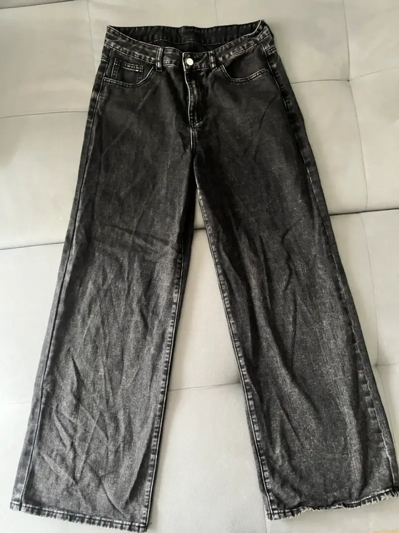 Jeans negros over size