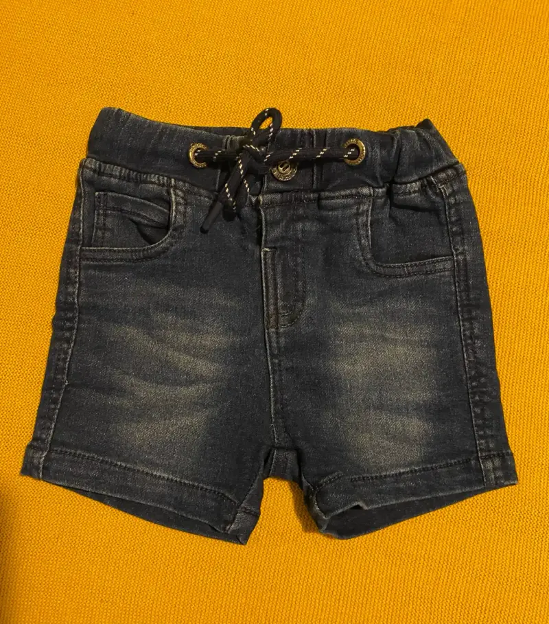 Shorts de mezclilla para niño,talla 12 meses - 1