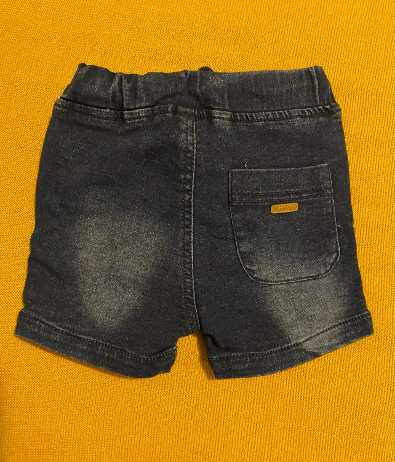 Shorts de mezclilla para niño,talla 12 meses - 2