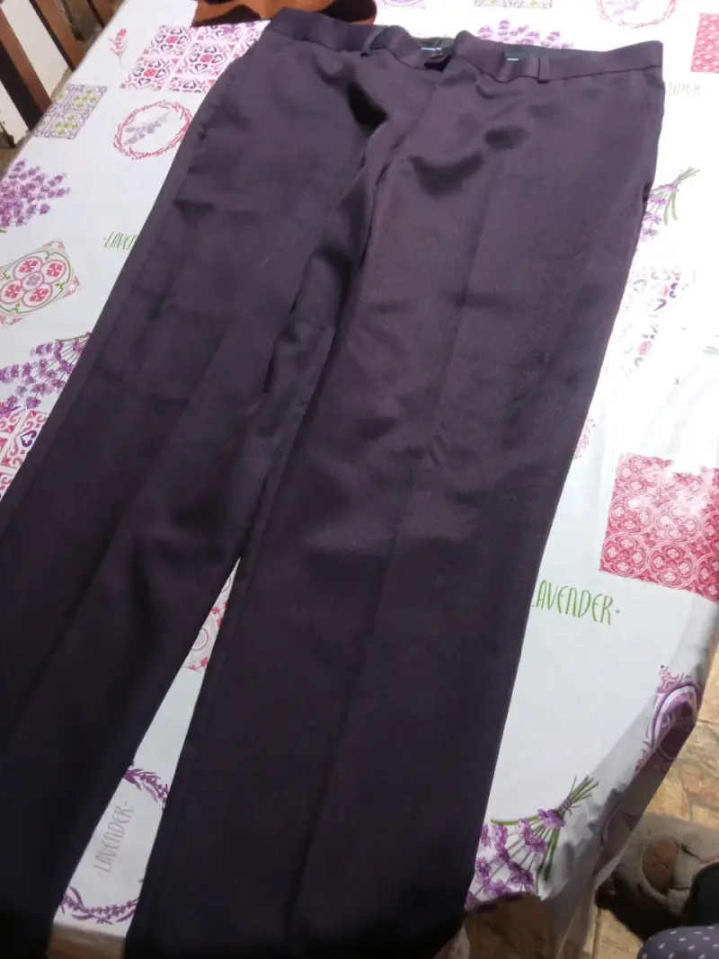 Pantalón formal color lila - 1