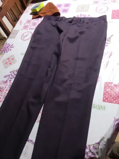 Pantalón formal color lila - miniatura 3