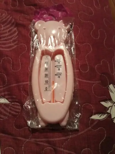 Termómetro de baño infantil rosa - miniatura 1