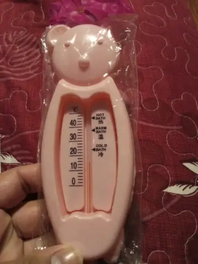 Termómetro de baño infantil rosa - miniatura 3