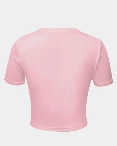 Polera rosada con mensaje cristiano - miniatura 2