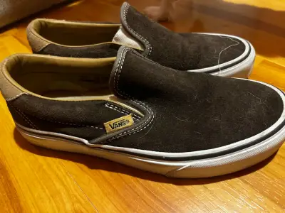 Zapatillas slip-on Vans café mujer - miniatura 2