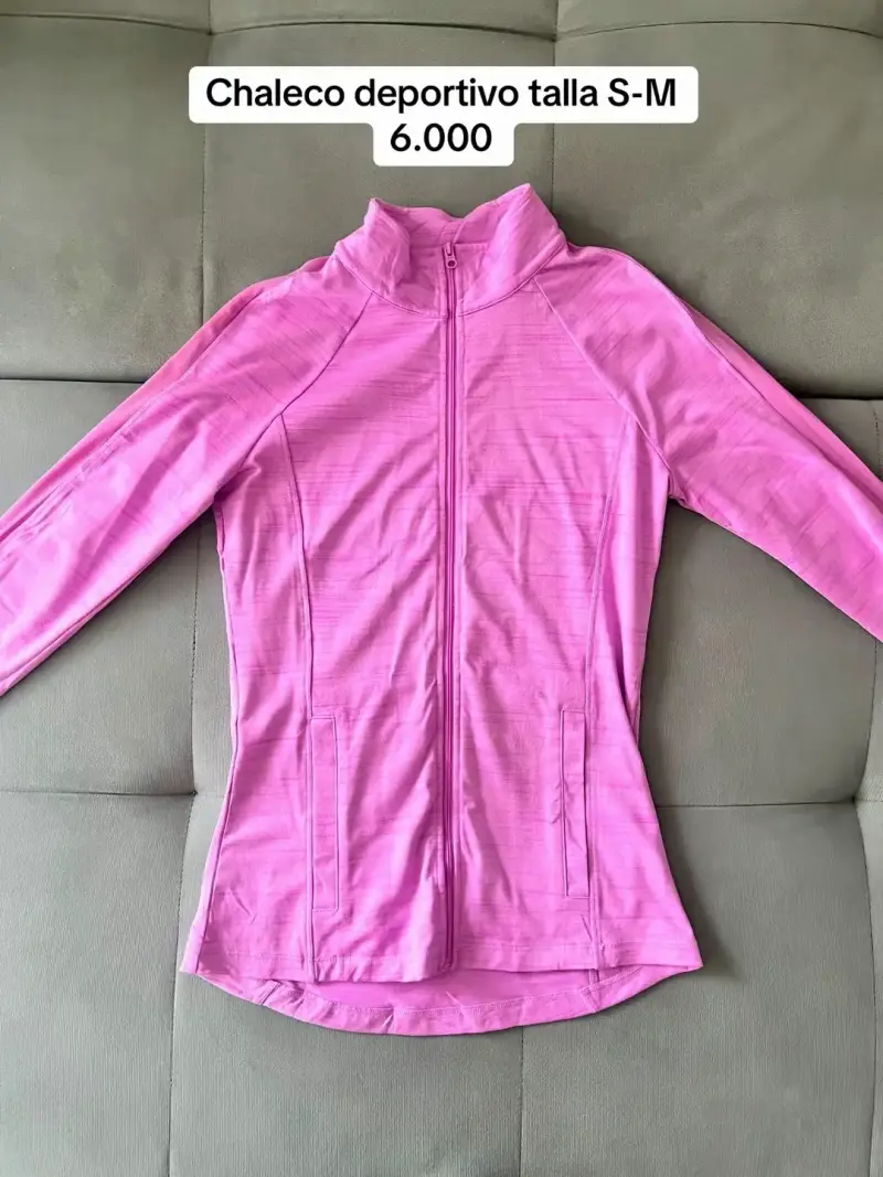 Chaleco deportivo rosado