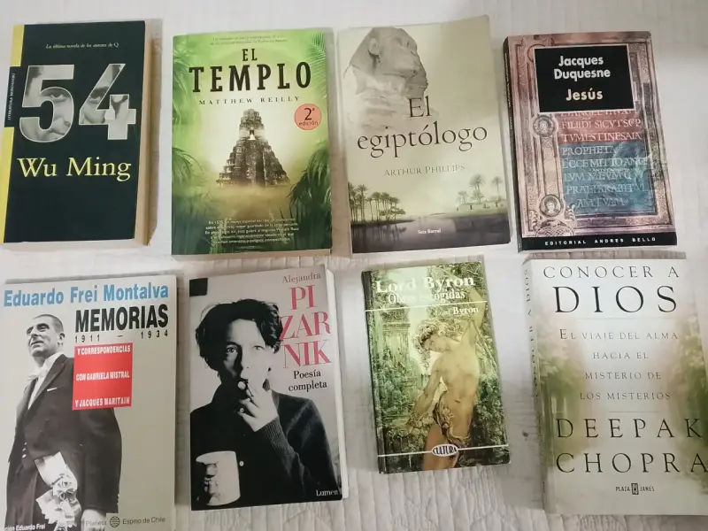 Colección de 8 libros variados