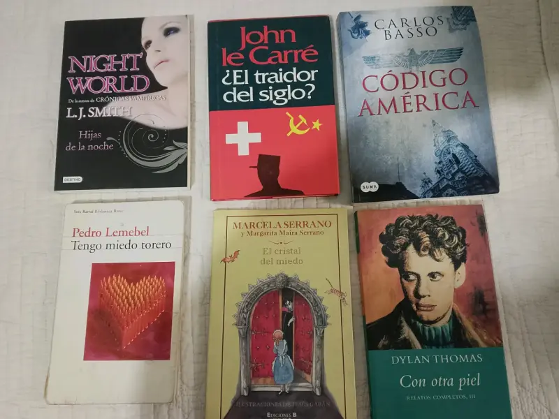Lote de 6 libros variados