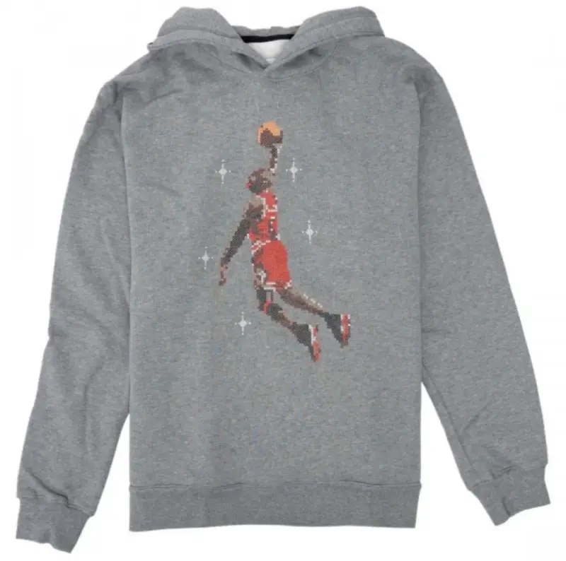 Polerón gris con diseño deportivo jordan original - 2