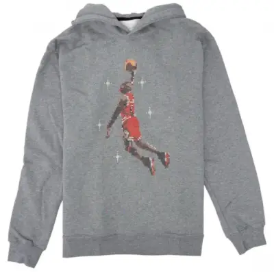 Polerón gris con diseño deportivo jordan original - miniatura 2