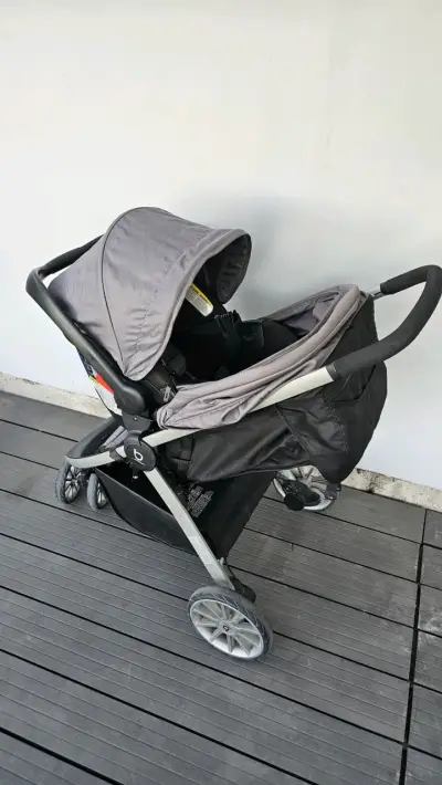 Coche y Travel system  Britax Blively - miniatura 1