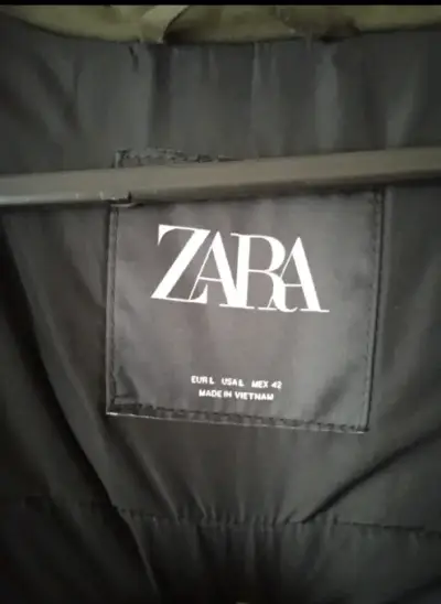 Parka verde con capucha Zara - miniatura 3