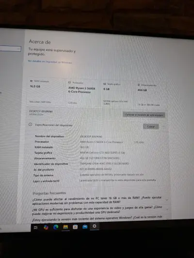 PC Gamer RYZEN 5600X - miniatura 5