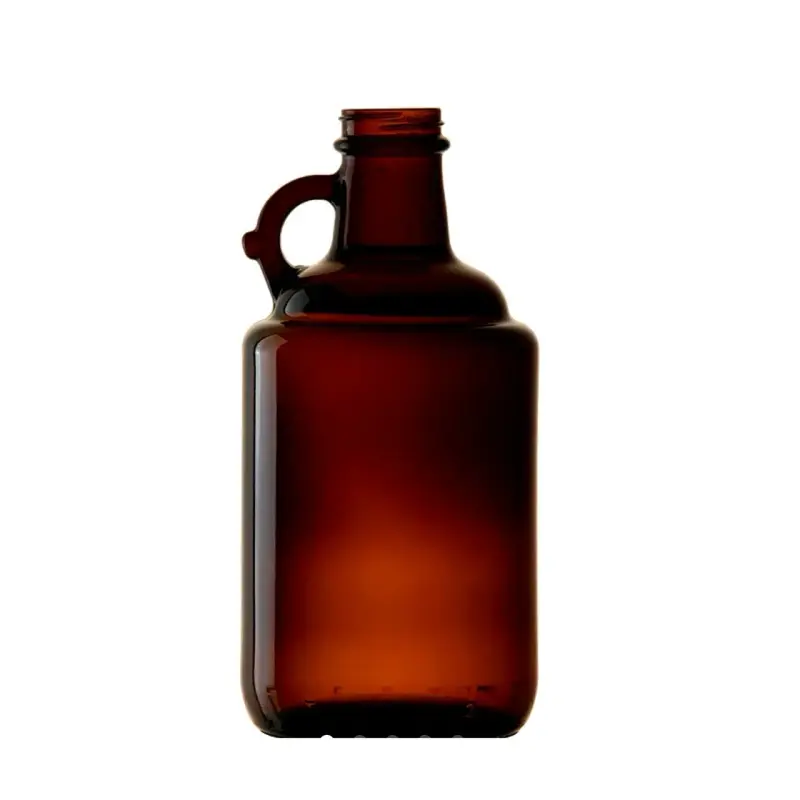 Botella de vidrio ámbar 1L