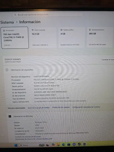 vendo pc gamer INTEL I5 11400 - miniatura 5