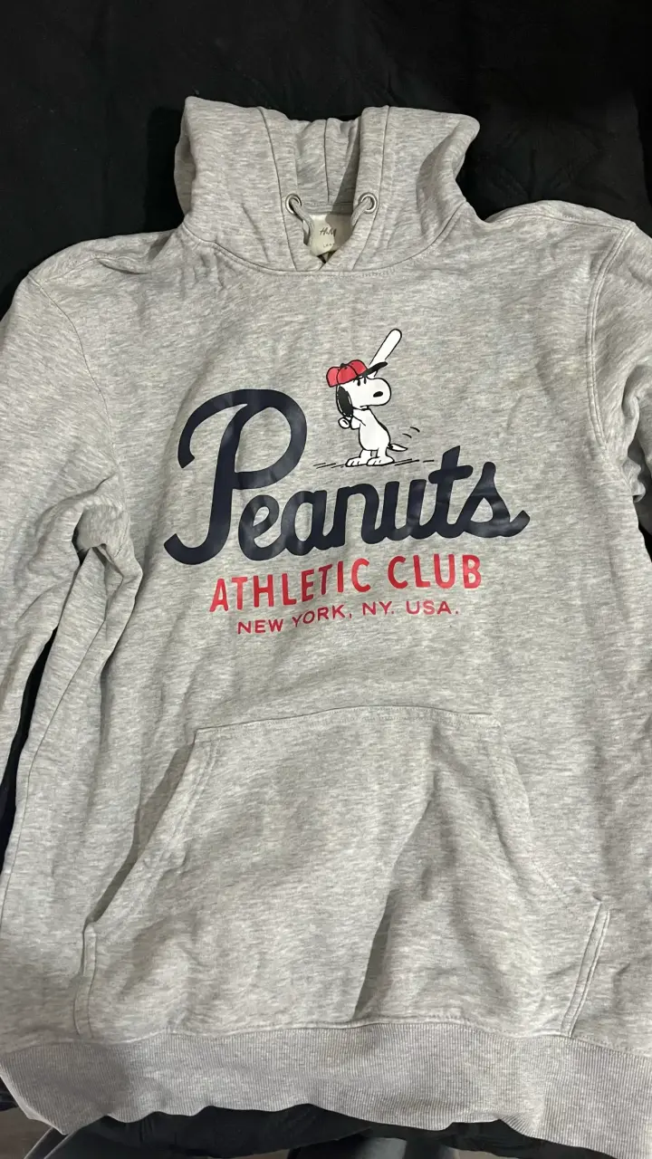 Polerón gris Peanuts