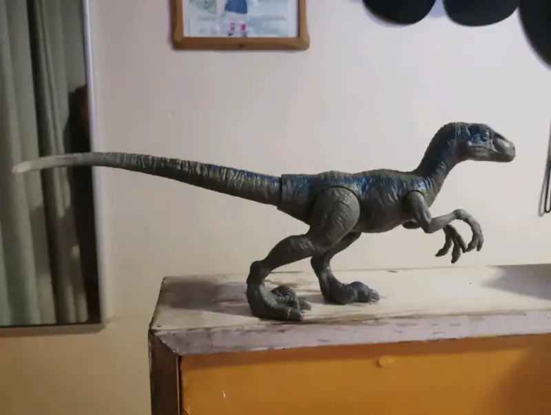 Figura decorativa de leopardo y dinosaurios - 4