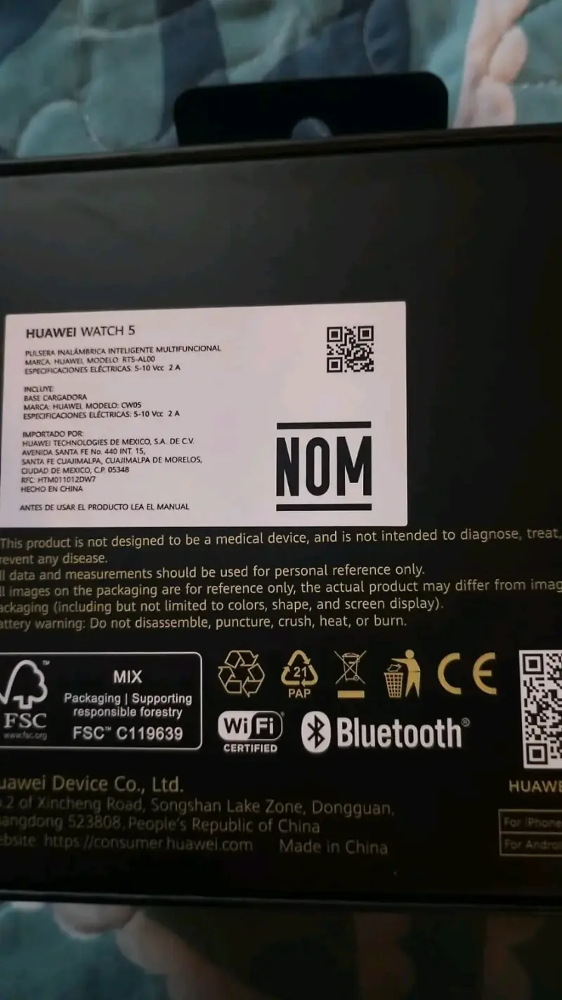 Huawei Watch 5 nuevo en caja - 2