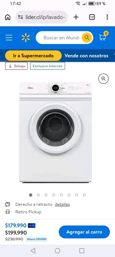 Secadora Midea por ventilación - miniatura 3