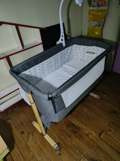 Cuna de viaje Infanti negra - miniatura 2