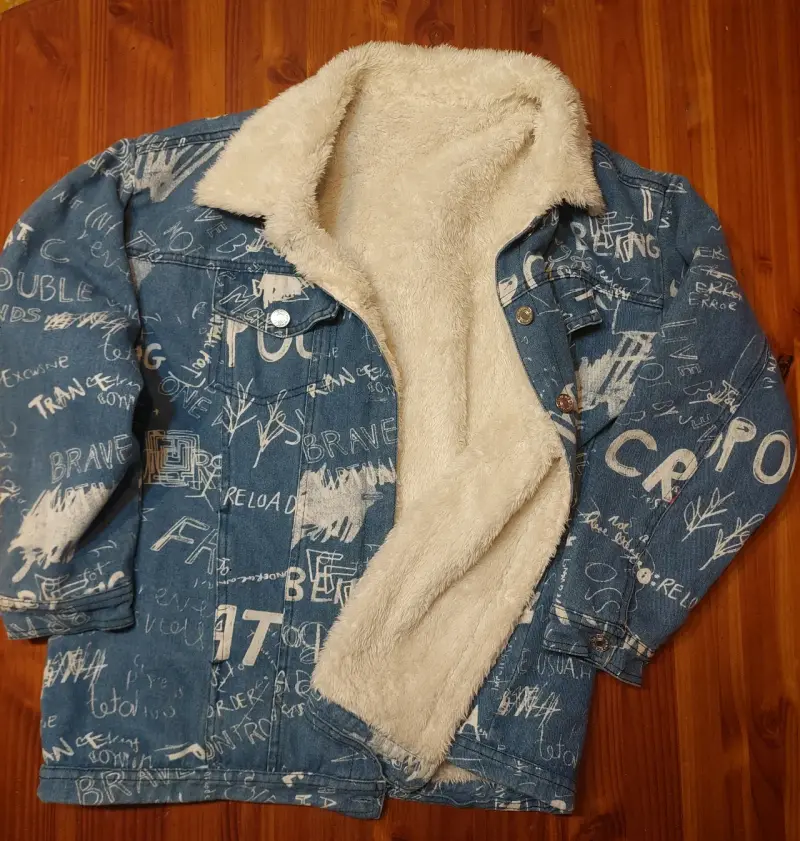 Chaqueta de mezclilla con forro - 1