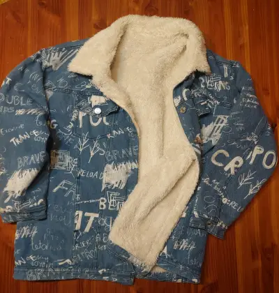 Chaqueta de mezclilla con forro - miniatura 1